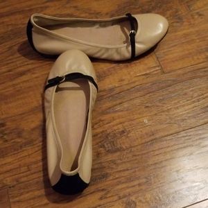 Cole Haan women's leather and suede ballet flat